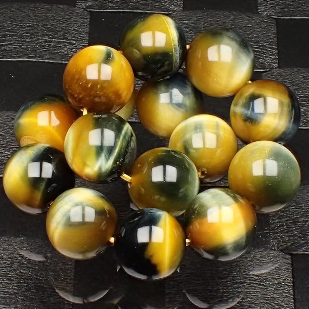 ゴールドタイガーアイたん！綺麗！ Amazon.co.jp: 【hinryo】 4mm～18mm AAAAA ゴールド タイガー
